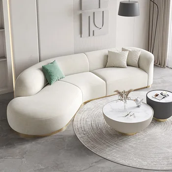 Роскошный диван из научно-технической ткани, салон красоты, приемная, диван для отдыха, дизайнерский магазин одежды arc, байковый диван