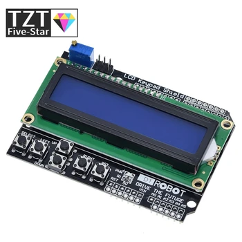 TZT ЖК-Экран Клавиатуры LCD1602 LCD 1602 Модульный Дисплей Для Arduino ATMEGA328 ATMEGA2560 raspberry pi UNO синий экран