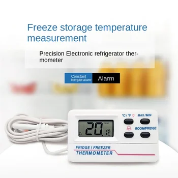 Электронный Цифровой Термометр Холодильник Холодного Хранения Морозильник Кухня Домашний Двойной Будильник Температуры Термометр Еды