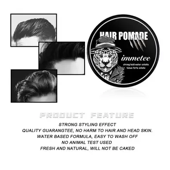 Цветная Парфюмерная Помада Отличный Запах Помада для укладки волос для мужчин Предотвращает Завивание натуральных волос Крем-воск для волос для мужчин Для укладки волос