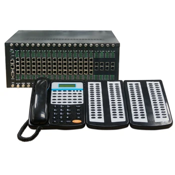 240 расширений PABX Групповая телефонная система PBX гостиничная мини-АТС (TP256-8240)