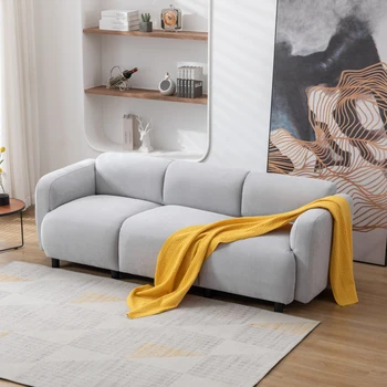Роскошный диван с обивкой в современном стиле для гостиной