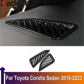 Для Toyota Corolla Седан 2019-2021 2022 2023 Углеродное Волокно Передняя Боковая Крышка Кондиционера Отделка Рамы Автомобильные Аксессуары Для Укладки