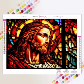 5D DIY Алмазный Иисус Христос, мозаика, инкрустация стразами, Набор для вышивки крестом, художественное оформление современной гостиной, стены для дома