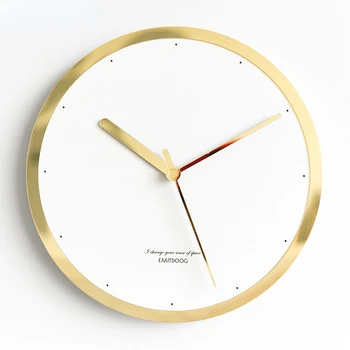Современные минималистичные Креативные настенные часы в скандинавском стиле для спальни, гостиной, украшения дома, индивидуальные настенные часы