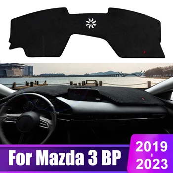 Для Mazda 3 BP 2019 2020 2021 2022 2023 Приборной панели автомобиля Солнцезащитный Козырек Коврик для приборного стола Аксессуары