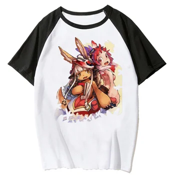 сделано в abyss одежда мужская японская футболка y2k с забавным повседневным принтом аниме манга