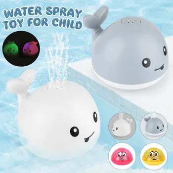 Игрушки для детской ванны Whale, игрушка для автоматической водяной ванны с распылителем, индукционный разбрызгиватель, игрушки для ванны и душа для малышей, игрушка для ванной комнаты в детском бассейне
