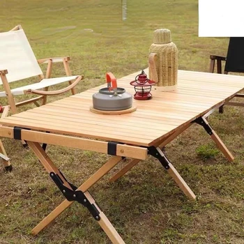 Открытый Складной столик для омлета и стул для кемпинга на ночь для пикника