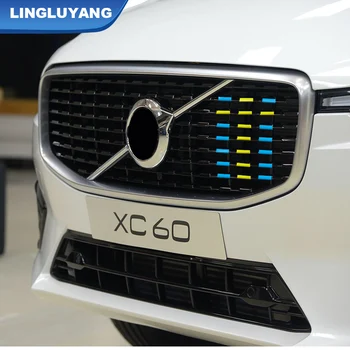 для volvo xc60 s90 xc40 xc90 S60 V60 V60CC V90CC V40 R-D Спортивная версия Китайская сетка в трехцветную полоску декоративная наклейка на автомобиль