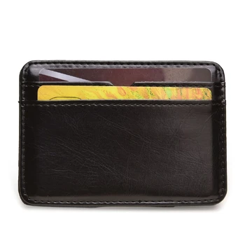 Тонкий карманный кошелек из искусственной кожи Magic Money Case, Держатель для кредитных карт, Органайзер для монет, Портмоне