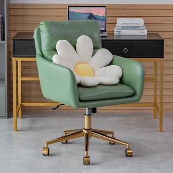 Легкое роскошное Компьютерное кресло, Домашний диван, Удобное Сидячее Подъемное кресло для отдыха Со спинкой, Стул для рабочего стола в спальне
