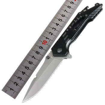 Складной Нож 3Cr13 Стальной Черный Острый Охотничий Карманный Нож Для Выживания На Открытом Воздухе Кемпинг Многофункциональный EDC Инструмент