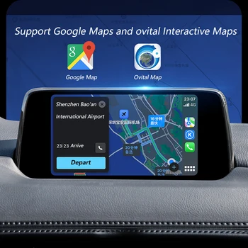 CarPlay Android Auto Car Navigation Box 12V Wireless AI Box Автомобильный AI Box для Mazda 3 6 2 2016-2018 для Mazda CX5 CX3 CX9 16-19