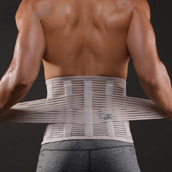 Моделирующий корсет для тела, пояс для тренировок, поддерживающий спину, пояс для талии, пояс для позвоночника, Мужской пояс для защиты фитнеса