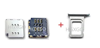 10 компл./лот Новый считыватель двух sim-карт + лоток для двух Sim-карт для iPhon 11pro 11 pro