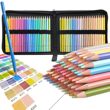 Набор цветных карандашей Macaron 50 Художник, профессиональный карандаш для рисования, студент, ручная роспись каракулей порошковым карандашом