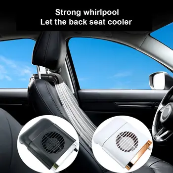 Регулируемые автомобильные аксессуары с трехскоростным управлением, Складной Автомобильный вентилятор, охладитель циркуляции охлаждающего воздуха, вентилятор на заднем сиденье