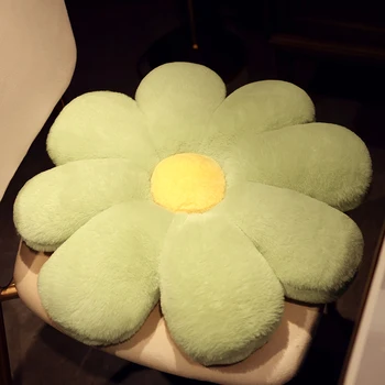 Прикроватная подушка с цветочным рисунком, милая подушка в виде подсолнуха, подушка в форме цветка, диванные подушки для гостиной с украшением окна