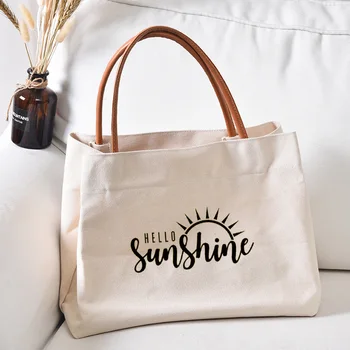 Холщовая сумка с забавным принтом, подарок для друга, рабочая сумка, сумка для книг, женская пляжная сумка, прямая поставка