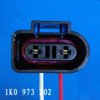 2/4/10 шт./лот 2-контактный Разъем датчика температуры охлаждающей жидкости с косичкой провода для Audi VW 1K0 973 202